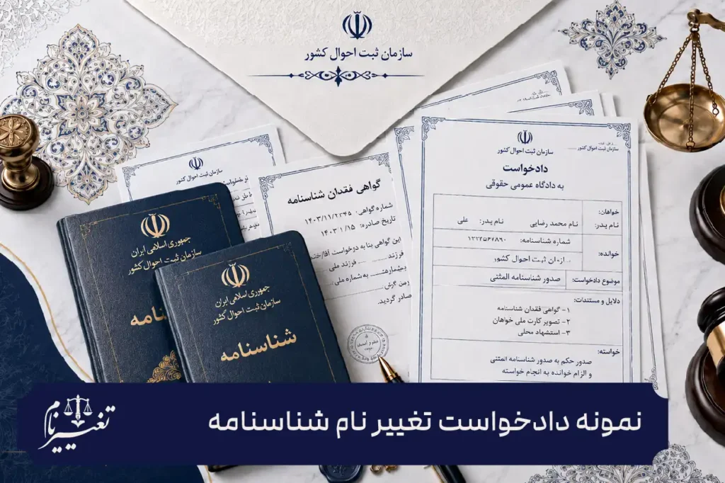 نمونه دادخواست تغییر نام شناسنامه
