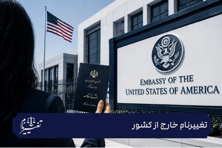 تغییر نام خارج از کشور