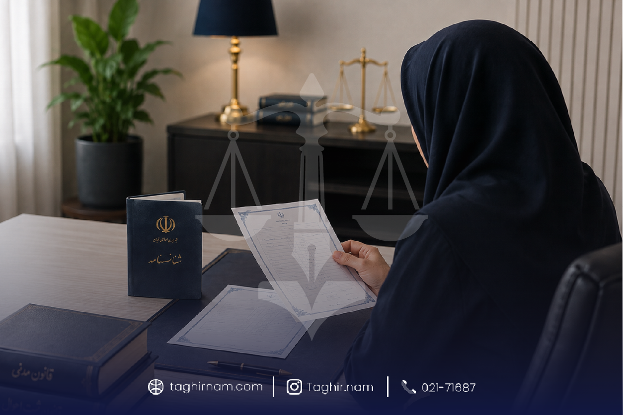 تغییر نام خدیجه در شناسنامه