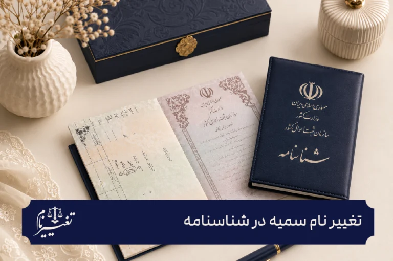 تغییر نام سمیه در شناسنامه