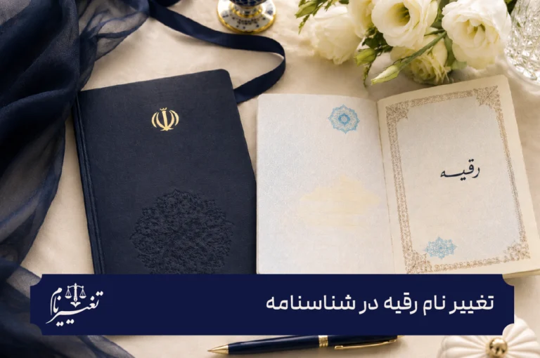 تغییر نام رقیه در شناسنامه
