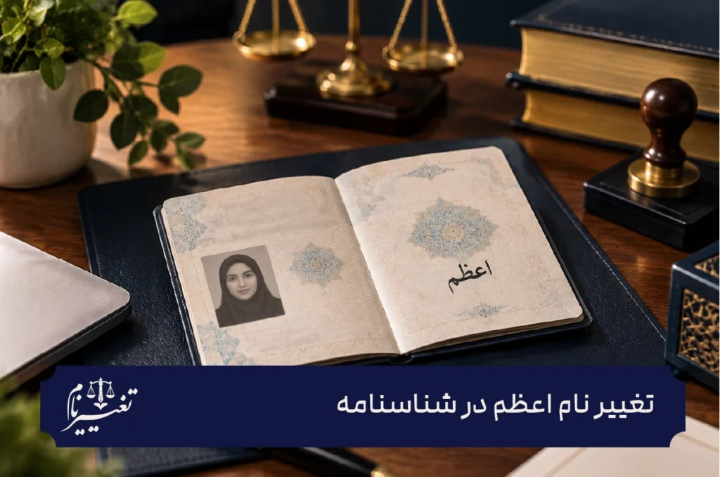 تغییر نام اعظم در شناسنامه