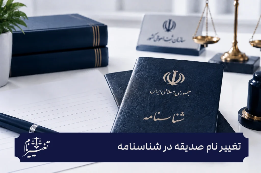 تغییر نام صدیقه در شناسنامه