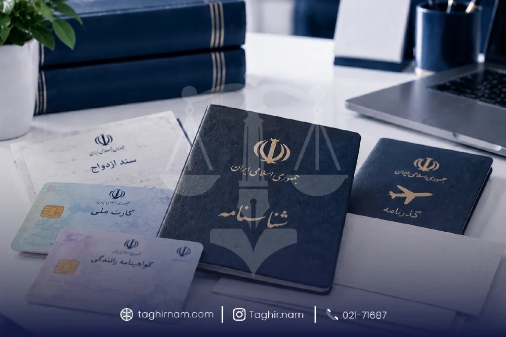 تغییر نام صدیقه در شناسنامه